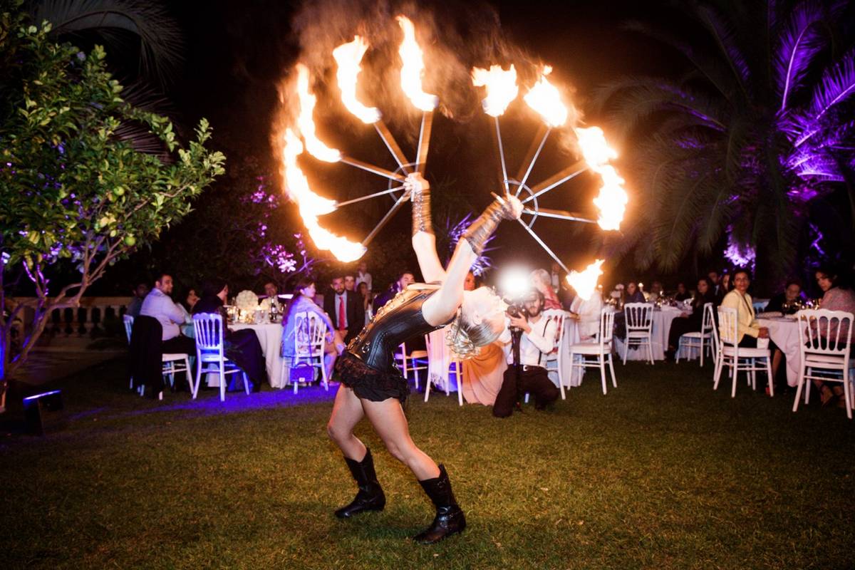 animation cirque mariage